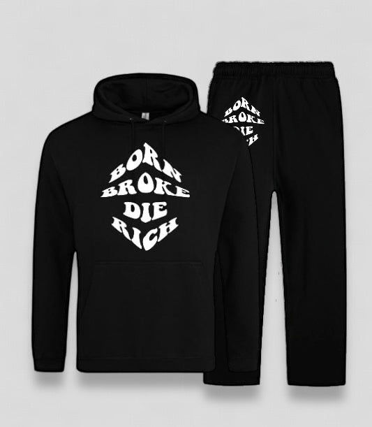 BORN BROKE DIE RICH TRACKSUIT